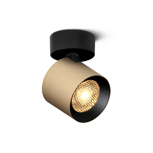 Roll-Ceil-Adj-15W-24D-3000K Arctic Gold Ceiling Lamp