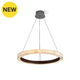 Romo-P500 White Marble / Brown Hanging Lamp