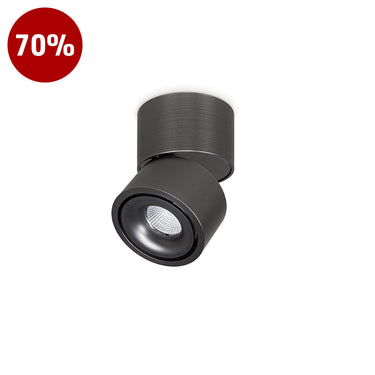 Rona-Adj-9W-34D-3000K Space Grey Surface Mounted Downlight