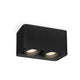 Rota-Box-2 Black Surface Mounted Downlight