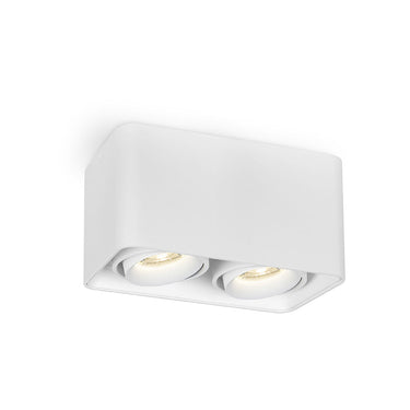 Rota-Box-2 White Surface Mounted Downlight