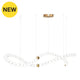 Rovila-P180-Gd Gold Hanging Lamp