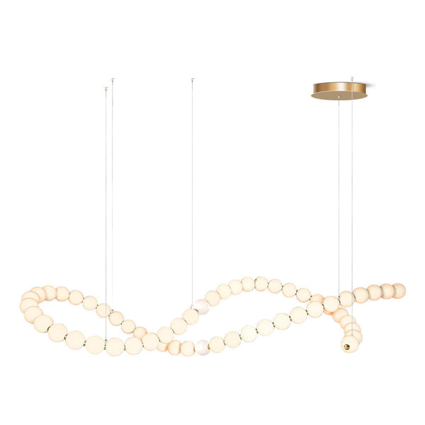 ROVILA-P180-GD Matt Gold Hanging Lamp