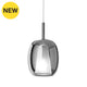 SELA P 1C E27 Smoke grey Hanging Lamp