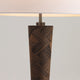 SEREN-F15750-PAULOWNIA-WH - Brushed Dark Grey / Off White - Floor Lamp