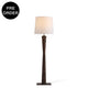 SEREN-F15750-PAULOWNIA-WH - Brushed Dark Grey / Off White - Floor Lamp