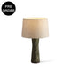SEREN-T745-PAULOWNIA-SHELL-WH - Brushed Dark Grey / Off White - Table Lamp