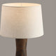 SEREN-T745-PAULOWNIA-WH - Brushed Dark Grey / Off White - Table Lamp