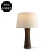 SEREN-T745-PAULOWNIA-WH - Brushed Dark Grey / Off White - Table Lamp