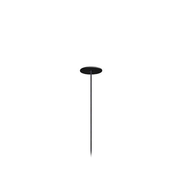 Single Recessed Base Black Canopy