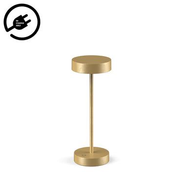 Standy Matt Gold Rechargeable Lamp