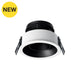 TDIO-1R-ADJ - White/Black - Recessed Downlight