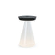TORUS GLASS Black Rechargeable Lamp