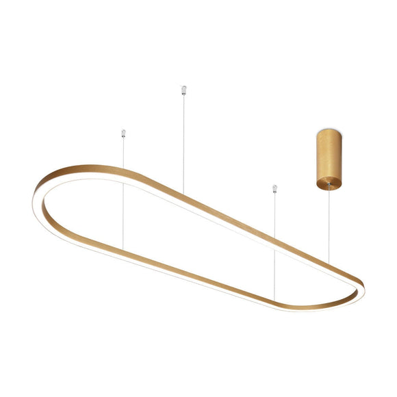 Unito-P150 Brushed Gold Hanging Lamp