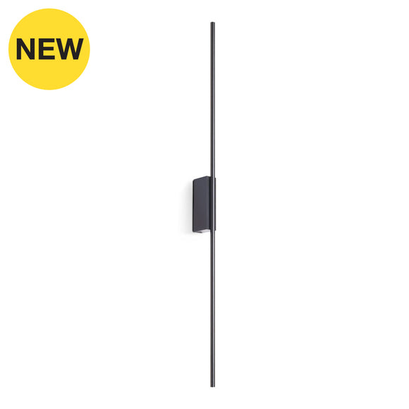 Vercal-W Black Wall Lamp