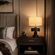 VIERA-T470-HYACINTH-GF-WH - Brushed Dark Grey / Off White - Table Lamp