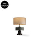 VIERA-T470-HYACINTH-WH - Brushed Dark Grey / Off White - Table Lamp