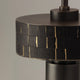 VIERA-T485-HYACINTH-GF-WH - Brushed Dark Grey / Off White - Table Lamp