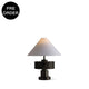 VIERA-T485-HYACINTH-GF-WH - Brushed Dark Grey / Off White - Table Lamp