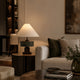 VIERA-T485-HYACINTH-WH - Brushed Dark Grey / Off White - Table Lamp