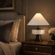VIERA-T485-SHELL-WH - Brushed Dark Grey / Off White - Table Lamp