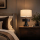 VIERA-T600-HYACINTH-GF-WH - Brushed Dark Grey / Off White - Table Lamp