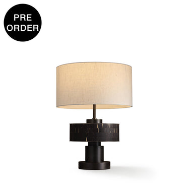 VIERA-T600-HYACINTH-GF-WH - Brushed Dark Grey / Off White - Table Lamp