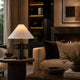 VIERA-T620-HYACINTH-GF-WH - Brushed Dark Grey / Off White - Table Lamp