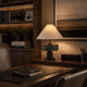 VIERA-T620-HYACINTH-WH - Brushed Dark Grey / Off White - Table Lamp