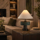 VIERA-T620-HYACINTH-WH - Brushed Dark Grey / Off White - Table Lamp