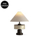 VIERA-T620-SHELL-WH - Brushed Dark Grey / Off White - Table Lamp