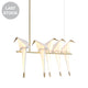 Vilo-Pl White / Gold Hanging Lamp