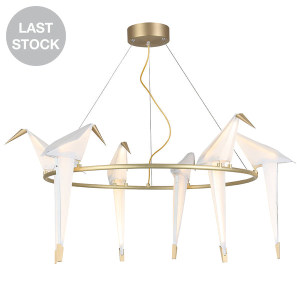 Vilo-Pr White / Gold Hanging Lamp