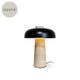 Wruff-Ts-Wbk Marble / Black Table Lamp