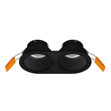 XAL2-GU10-2H Black Recessed Downlight