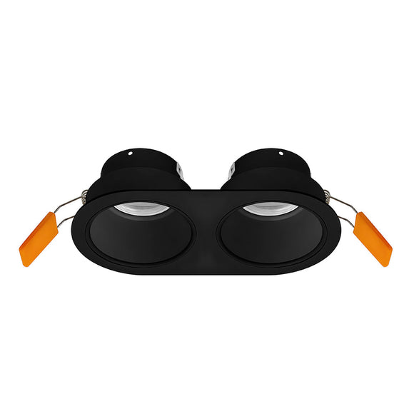 XAL2-GU10-2H Black Recessed Downlight