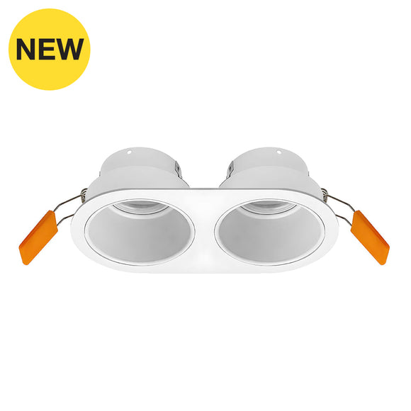 XAL2-GU10-2H White Recessed Downlight