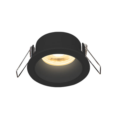 Xal4-Gu10-Ip65 Black Recessed Downlight