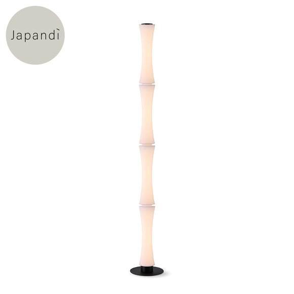 Zhu-F-Bk White / Black Floor Lamp