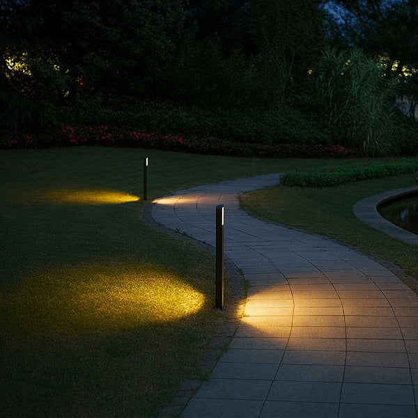 ZINKA 650 7W DGY Dark Gray Exterior Bollard Lamp