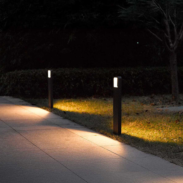 ZINKA 650 7W DGY Dark Gray Exterior Bollard Lamp