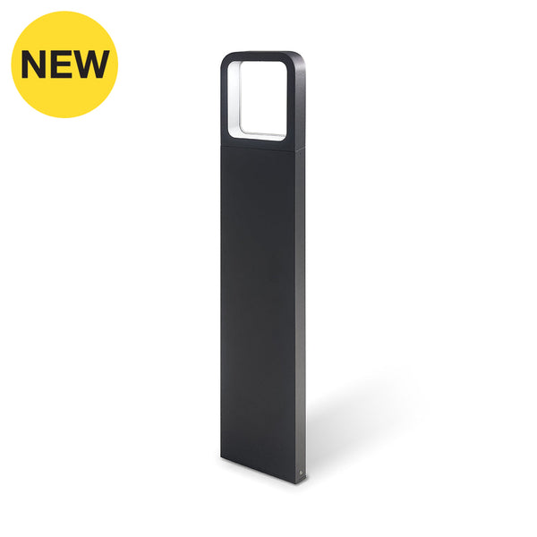 ZINKA 650 7W DGY Dark Gray Exterior Bollard Lamp