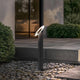 ZUPA 650 8W DGY Dark Gray Exterior Bollard Lamp