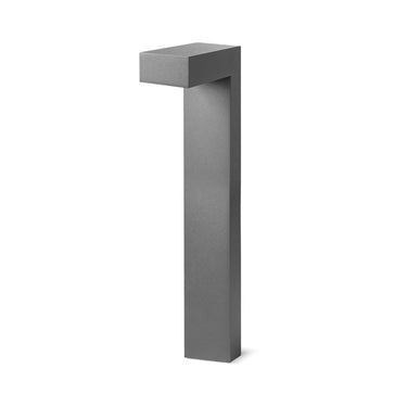 Zyva-B60-Dg Dark Gray Exterior Bollard Lamp