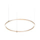 Zenic-Agd Arctic Gold / 900 Mm Hanging Lamp