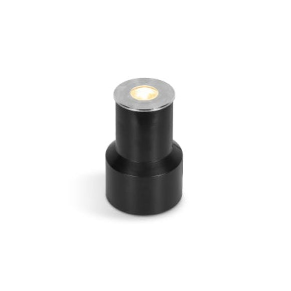 Cateye-0.9W-Rd-Cl Silver Exterior Underground Lamp