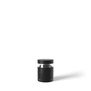 Pira-200-Dgy Dark Gray Exterior Bollard Lamp