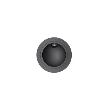 Rox-Rd-Dgy Dark Gray Exterior Step & Wall Recessed Lamp