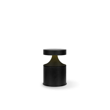 St-Dm18-6W-3000K-Bk Black Exterior Bollard Lamp